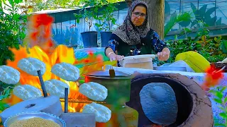 Baking oven bread | Cooking Tarhana in style Old | rural life