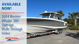 Available Now! 2024 Boston Whaler 380 Outrage Boat For Sale at MarineMax Charleston, SC