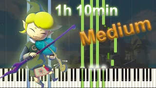 Legend of Zelda Wind Waker Complete Soundtrack (57+ songs) [Piano Tutorial] (Synthesia)