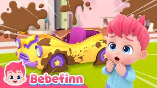 Wash the Car 🧼🚗 | Bebefinn Sing Along2 | Magical Nursery Rhymes For Kids