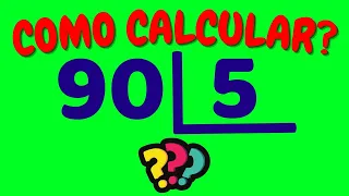 COMO CALCULAR 90 DIVIDIDO POR 5?| Dividir 90 por 5