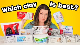 ULTIMATE Air Dry Clay Comparison and Review