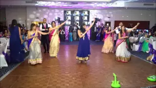 Surprise family dance at my sister's Indian wedding reception...