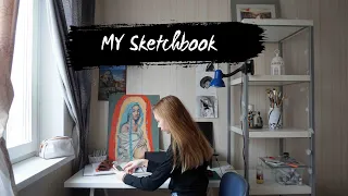 Заполняю скетчбук в течении часа! MY Sketchbook Artsk
