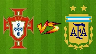 🔥 Portugal Legends (Ronaldo Pepe Silva Costa) VS 💪 Argentina Legends (Messi Mascherano Zane)