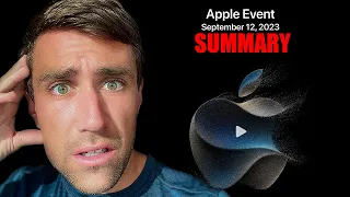 Why I'm Disappointed | Apple iPhone 15 & Watch Event | Am I Upgrading or Not.