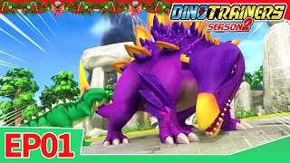⭐️New⭐️Dino Trainers Season 2 | EP01 Strengthened Dinos | Dinosaur for Kids | Cartoon | T Rex | Toys