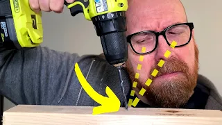 Drill a Straight Hole without a Drillpress