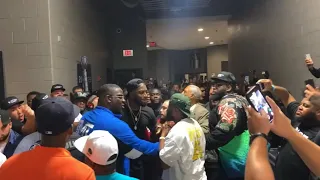 Floyd Mayweather vs John Gotti III fight - Chaos continues to erupt backstage!  High definition