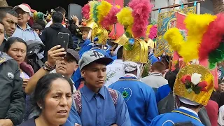 procesión de San Miguelito de Chinchurajra Chacas Ancash Peru