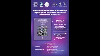 Presentación del cuaderno de trabajo: La participación femenina en la sociología funcionalista...