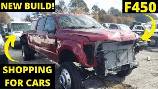 WE CHECK OUT THIS F450 AND SHOP CARS AROUND COPART