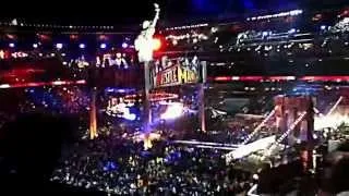 wrestlemania 29 HBK,HHH, and brock lesnar entrance live