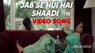 Jab Se Hui Hai Shaadi | Thanedaar 1990 Songs | Amit Kumar | Sanjay Dutt & Madhuri Dixit