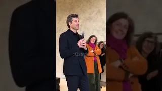 Patrick Dempsey's reaction to the mention of Ellen Pompeo