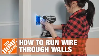 How to Run/Fish Electrical Wire Through Walls & Ceilings | The Home Depot