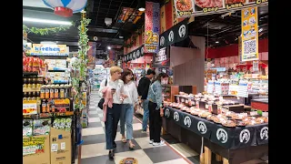 [4K] Walk inside Don Don Donki at MBK mall a fascinating japanese supermarket in Bangkok