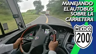 MANEJANDO LAS CURVAS DE LA CARRETERA 200 EN UN Irizar i8 Scania 2022