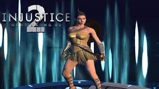 INJUSTICE 2 MOBILE Amazon Wonder Women Super Move + Abilities Gameplay (iOS Android)