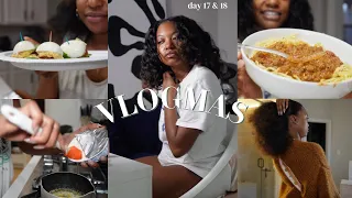 VLOGMAS Day 17/18 : girly maintenance & trying new recipes