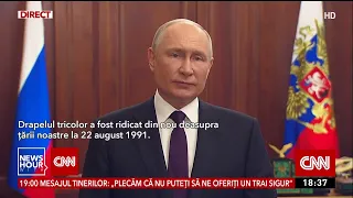 Vladimir Putin laudă unitatea și suveranitatea Rusiei: "Mergem spre victorie!"