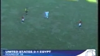 2001 (June 27) Egypt 2 -USA 0 (Under 20 World Cup)