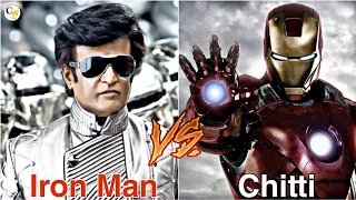 Chitti (Robot) Vs. Iron Man | Who will win in Hindi | ComicWood