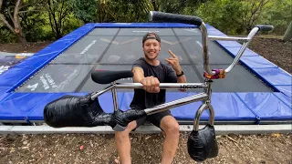 BUILDING THE BEST TRAMPOLINE BIKE!