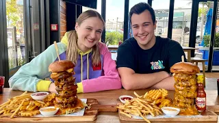 Beating my Boyfriend in a Burger Challenge