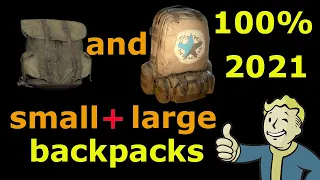 fallout 76 how to EASLY obtain all backpacks working 100% 2021