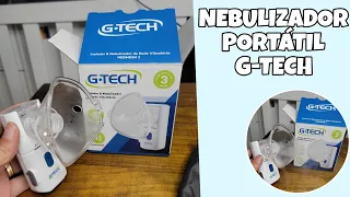 NEBULIZADOR E INALADOR PORTÁTIL DA MARCA G-TECH-SILENCIOSO