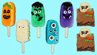 How to Make Spooky Halloween Popsicles and Brownies | Fun & Easy DIY Holiday Desserts!
