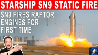 SpaceX's Starship SN9 Fires Its Raptor Engine For First Time {Static Fire Test} 7th January 2021