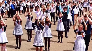 Флешмоб учащихся Покровской средней школы,к 9 мая 2017г.(авт И.Жабский)