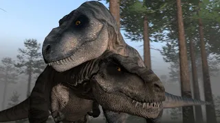 [SFM] Jurassic world Big Eatie and little Eatie