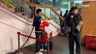 Lin Yun Ju training at Men World Cup 2019