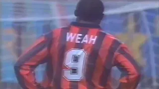 George Weah vs Inter de Milán - First Derby della Madonnina - 29/10/1995