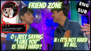 [OhmNanon] Sulky Ohm got "FRIENDZONE" from Nanon - Lazada 12.12