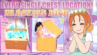 EVERY SINGLE CHEST LOCATION IN ROYALE HIGH! Updated For Spring 2024! DIAMONDS, XP & ITEMS!