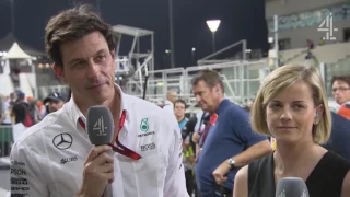 2016 Abu Dhabi - Post-Race:  "We'll have to wait for the dust to settle" - Wolff