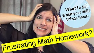 Frustrated with Math Homework? // Struggling with Your Child's Math? // Help your Child with Math