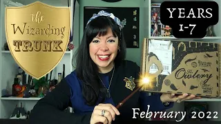 THE WIZARDING TRUNK | Years 1-7 | A Harry Potter Unboxing | February 2022📚