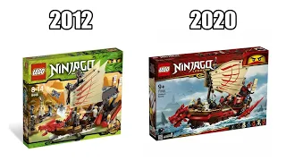 Все переиздания наборов LEGO Ninjago в Наследии