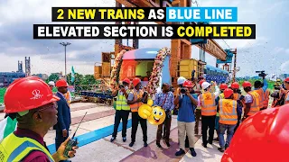 Lagos Blue Line Completed Elevated Section + 2 New Electric Trains Procured