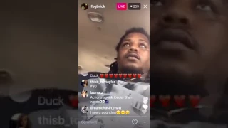 FBG Duck Live on IG After the Death of Coby and Brick @LiLeFilms