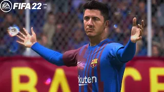 FIFA 22 Barcelona VS Man City | Haaland Vs Lewandowski | Ps5 Gameplay