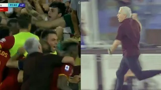 Jose Mourinho Crazy Celebration vs Sassuolo