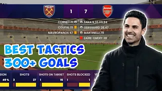 NEW!!! BEST TACTICS 300+ GOALS SM24 CAN BE USED IN THE ARSENAL TEAM. COOKING LEAGUE 🥶