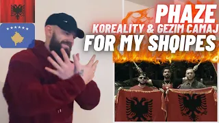 PhaZe - For My Shqipes Ft. Koreality & Gezim Camaj [HYPE UK 🇬🇧 REACTION!]