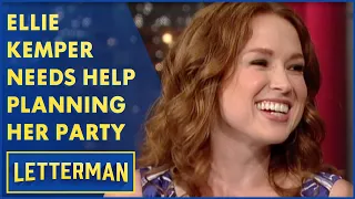 Ellie Kemper Needs Dave's Help Planning A Bachelorette Party | Letterman